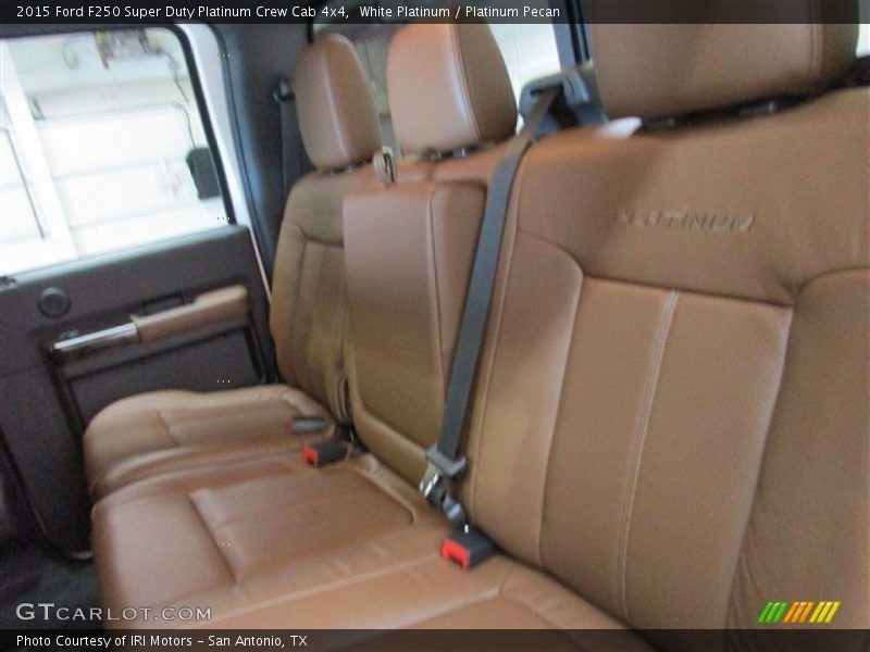 White Platinum / Platinum Pecan 2015 Ford F250 Super Duty Platinum Crew Cab 4x4