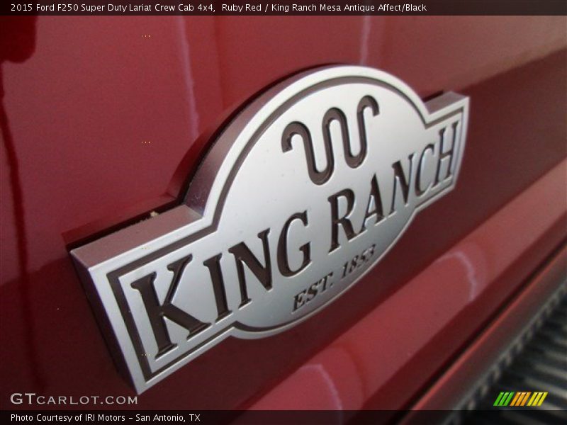 Ruby Red / King Ranch Mesa Antique Affect/Black 2015 Ford F250 Super Duty Lariat Crew Cab 4x4