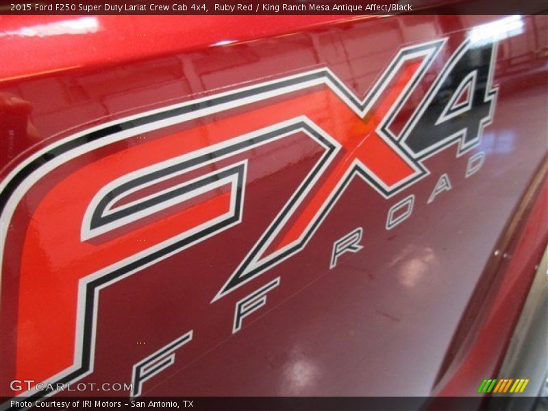 Ruby Red / King Ranch Mesa Antique Affect/Black 2015 Ford F250 Super Duty Lariat Crew Cab 4x4
