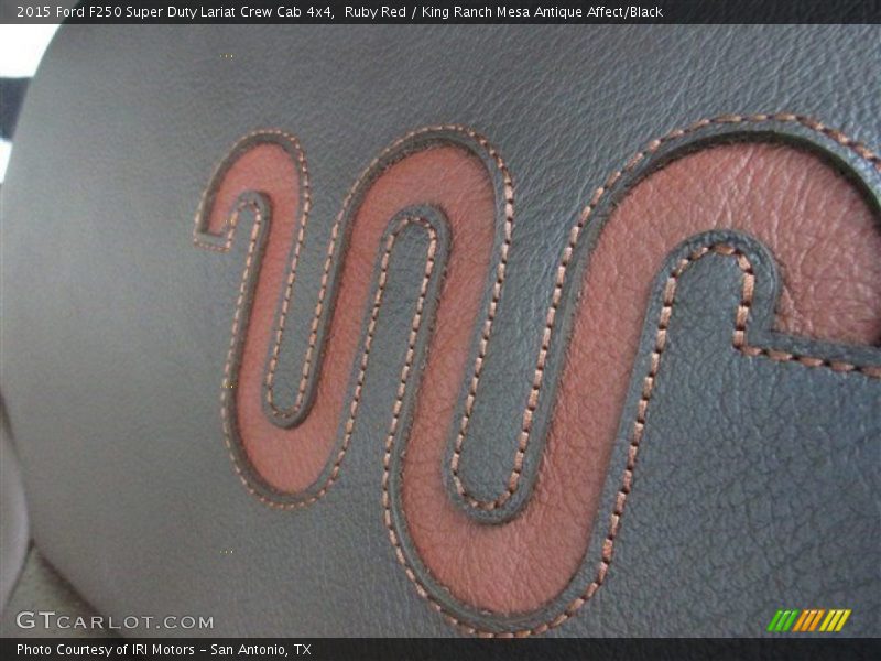 Ruby Red / King Ranch Mesa Antique Affect/Black 2015 Ford F250 Super Duty Lariat Crew Cab 4x4