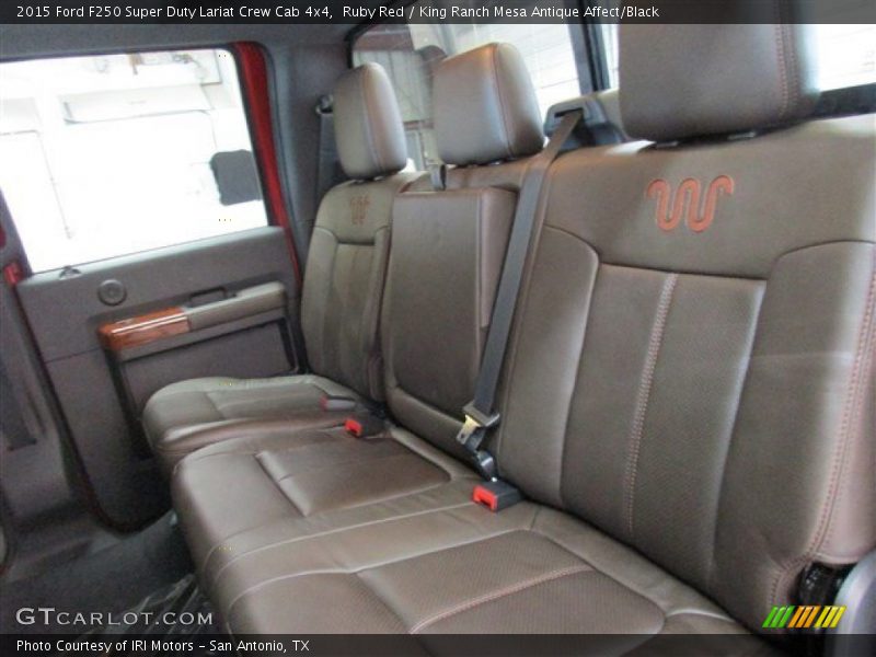 Ruby Red / King Ranch Mesa Antique Affect/Black 2015 Ford F250 Super Duty Lariat Crew Cab 4x4