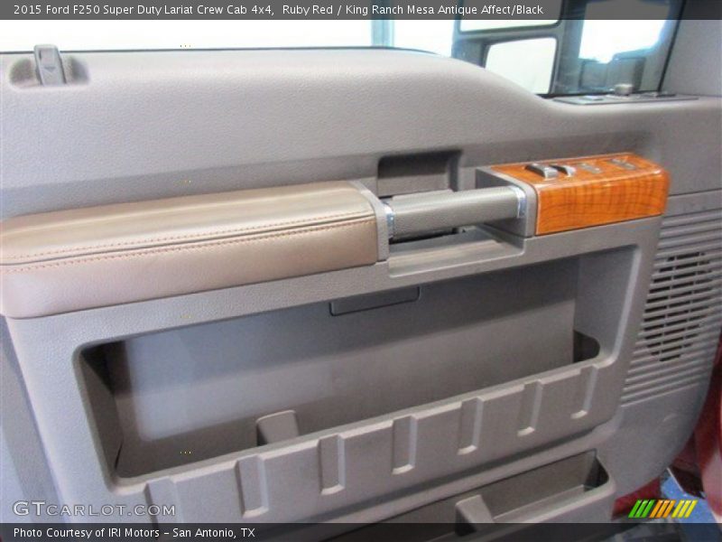 Ruby Red / King Ranch Mesa Antique Affect/Black 2015 Ford F250 Super Duty Lariat Crew Cab 4x4