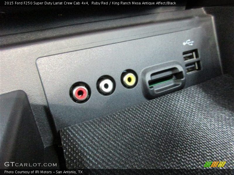 Ruby Red / King Ranch Mesa Antique Affect/Black 2015 Ford F250 Super Duty Lariat Crew Cab 4x4