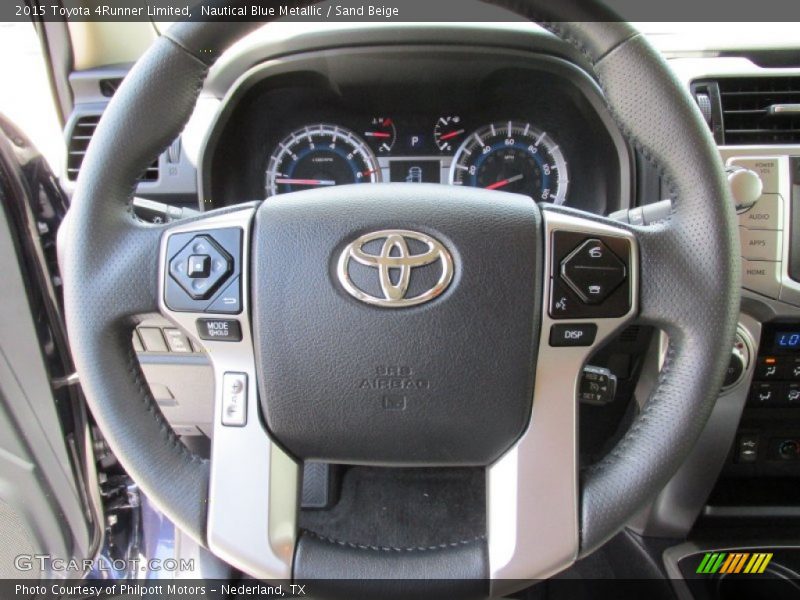 Nautical Blue Metallic / Sand Beige 2015 Toyota 4Runner Limited