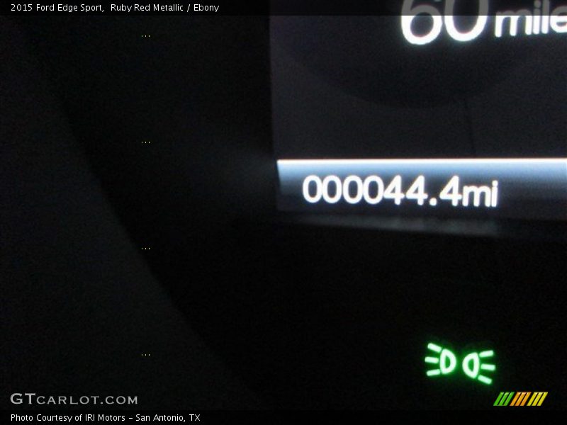 Ruby Red Metallic / Ebony 2015 Ford Edge Sport