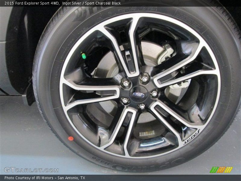 Ingot Silver / Sport Charcoal Black 2015 Ford Explorer Sport 4WD