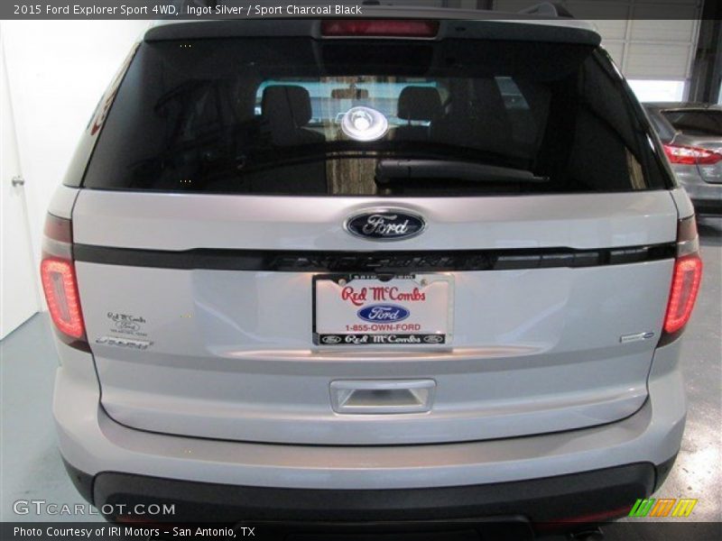 Ingot Silver / Sport Charcoal Black 2015 Ford Explorer Sport 4WD