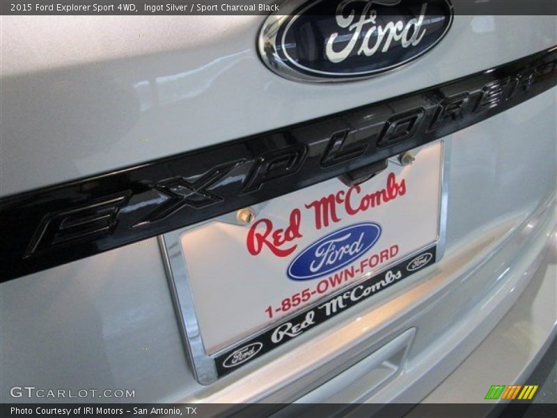 Ingot Silver / Sport Charcoal Black 2015 Ford Explorer Sport 4WD
