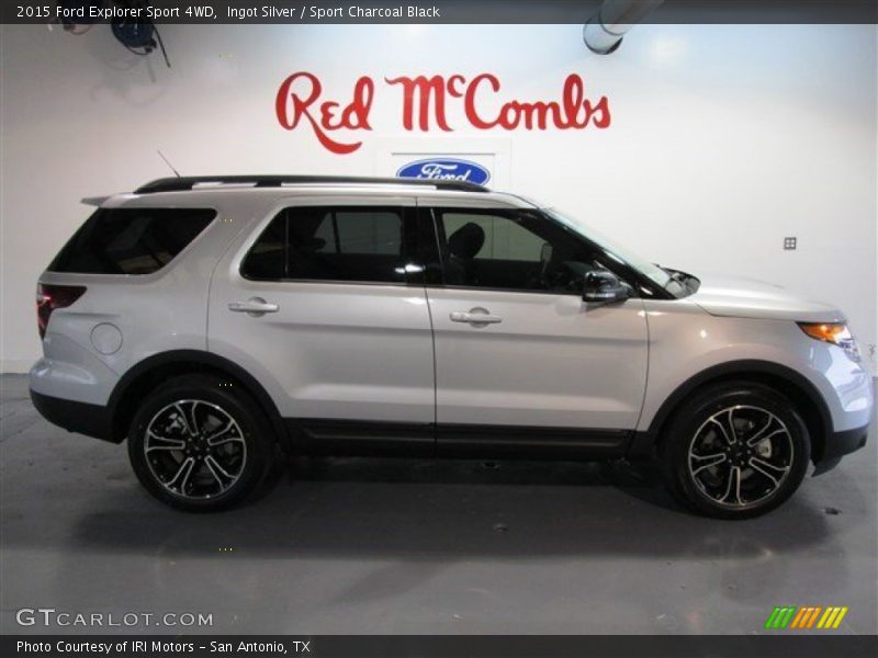 Ingot Silver / Sport Charcoal Black 2015 Ford Explorer Sport 4WD