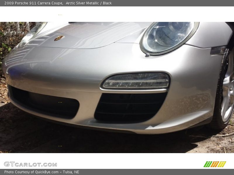 Arctic Silver Metallic / Black 2009 Porsche 911 Carrera Coupe