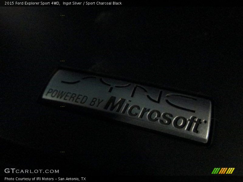 Ingot Silver / Sport Charcoal Black 2015 Ford Explorer Sport 4WD