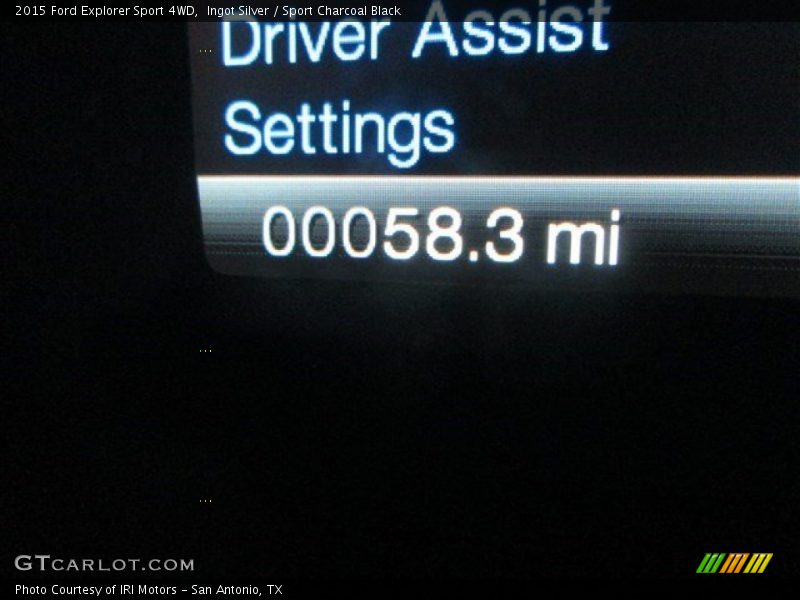 Ingot Silver / Sport Charcoal Black 2015 Ford Explorer Sport 4WD
