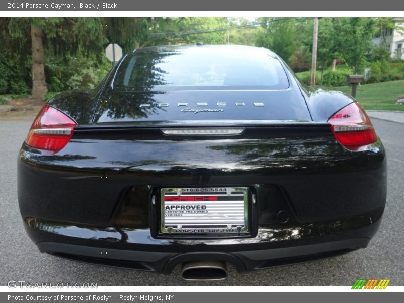 Black / Black 2014 Porsche Cayman