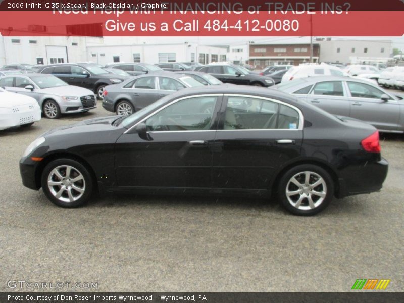 Black Obsidian / Graphite 2006 Infiniti G 35 x Sedan