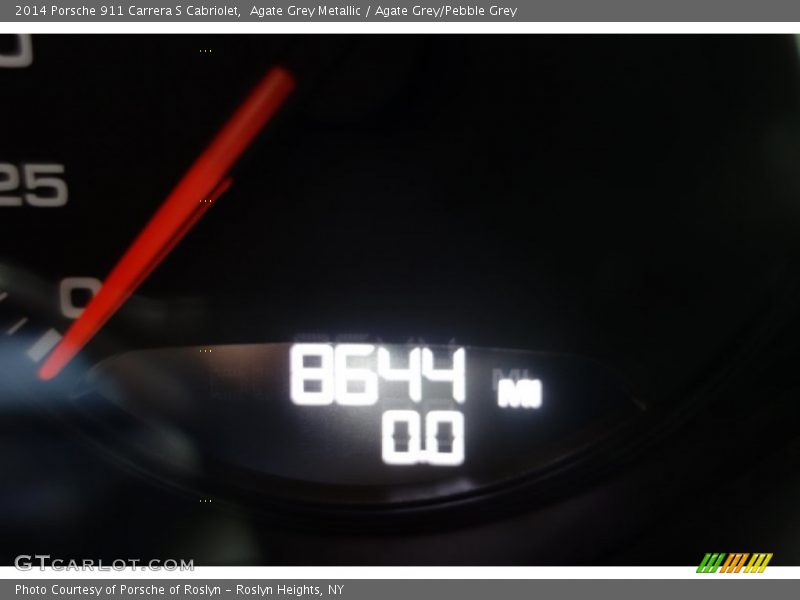 Agate Grey Metallic / Agate Grey/Pebble Grey 2014 Porsche 911 Carrera S Cabriolet