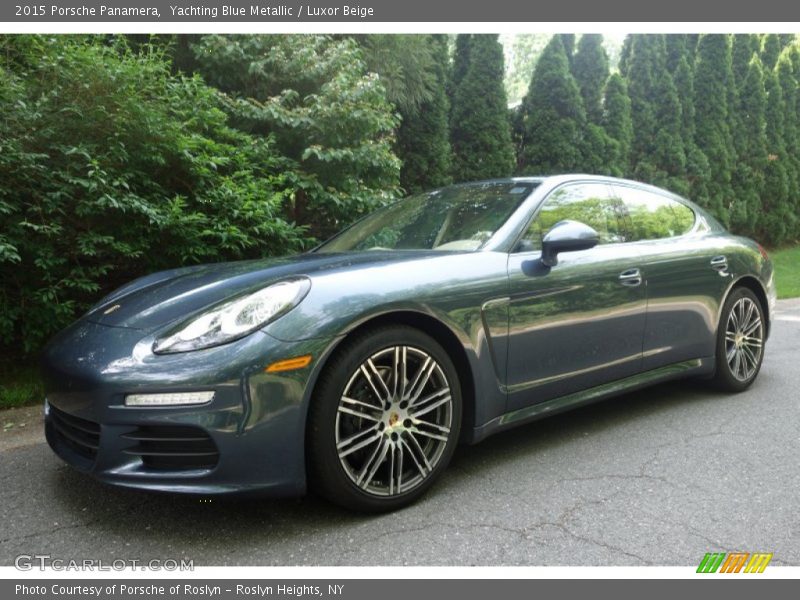 Yachting Blue Metallic / Luxor Beige 2015 Porsche Panamera