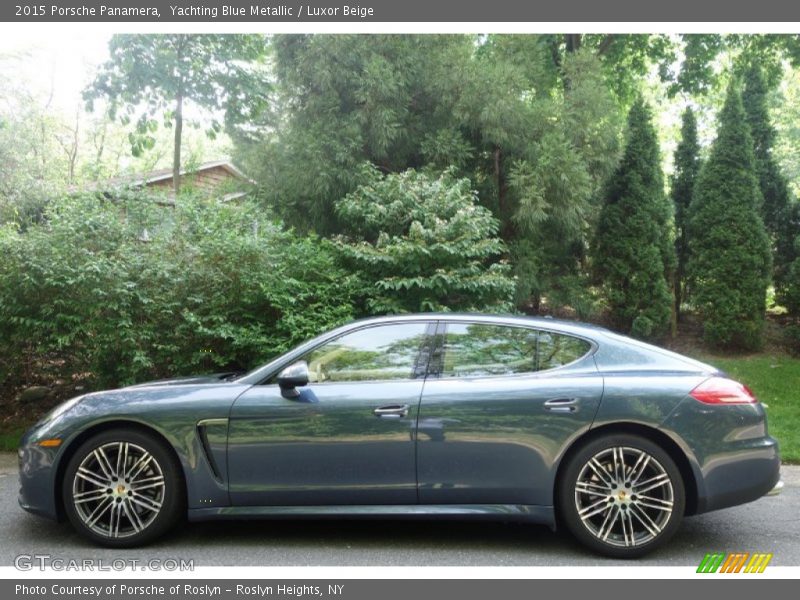 Yachting Blue Metallic / Luxor Beige 2015 Porsche Panamera