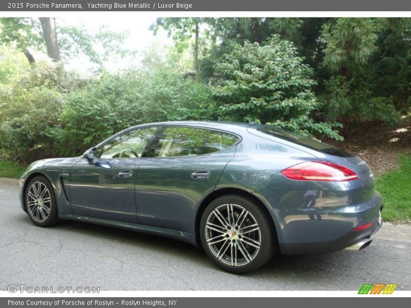 Yachting Blue Metallic / Luxor Beige 2015 Porsche Panamera