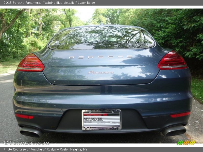 Yachting Blue Metallic / Luxor Beige 2015 Porsche Panamera