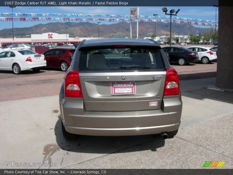 Light Khaki Metallic / Pastel Pebble Beige 2007 Dodge Caliber R/T AWD