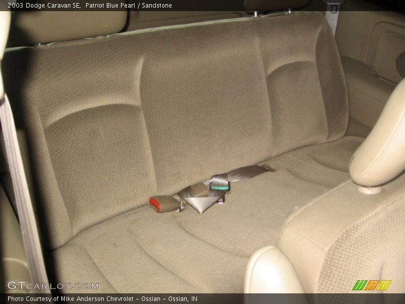 Patriot Blue Pearl / Sandstone 2003 Dodge Caravan SE