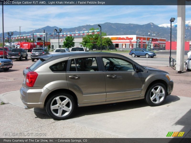 Light Khaki Metallic / Pastel Pebble Beige 2007 Dodge Caliber R/T AWD