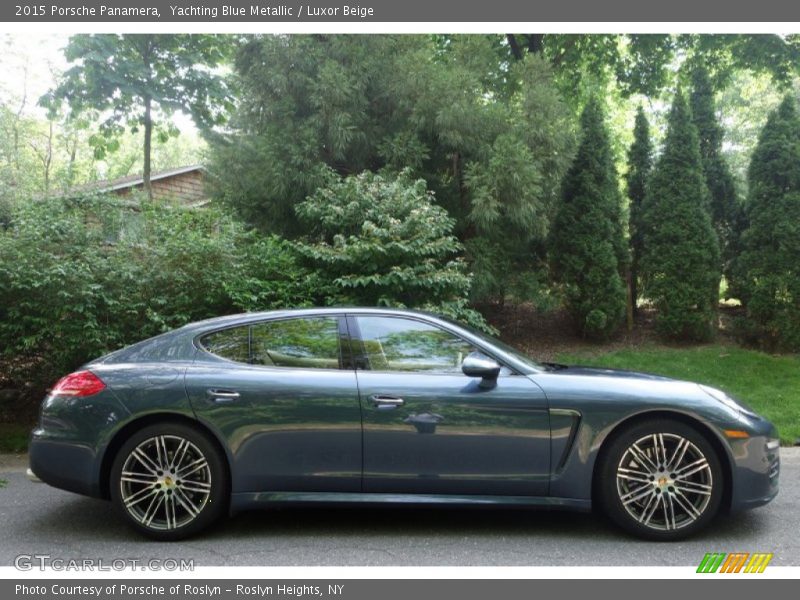 Yachting Blue Metallic / Luxor Beige 2015 Porsche Panamera
