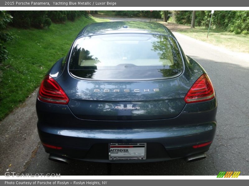 Yachting Blue Metallic / Luxor Beige 2015 Porsche Panamera