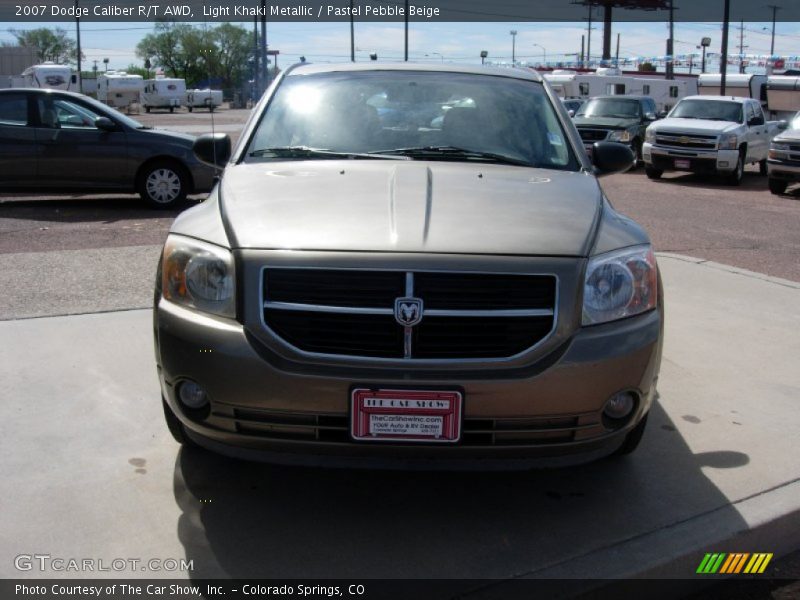Light Khaki Metallic / Pastel Pebble Beige 2007 Dodge Caliber R/T AWD