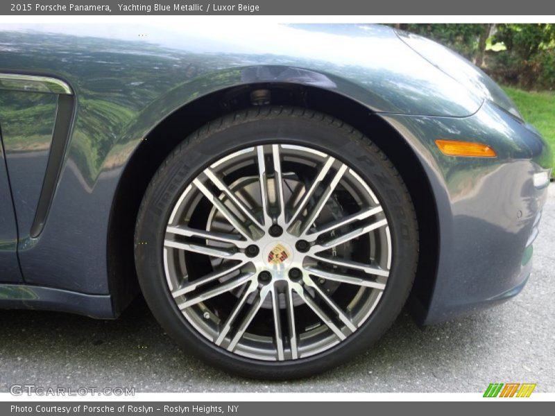 Yachting Blue Metallic / Luxor Beige 2015 Porsche Panamera