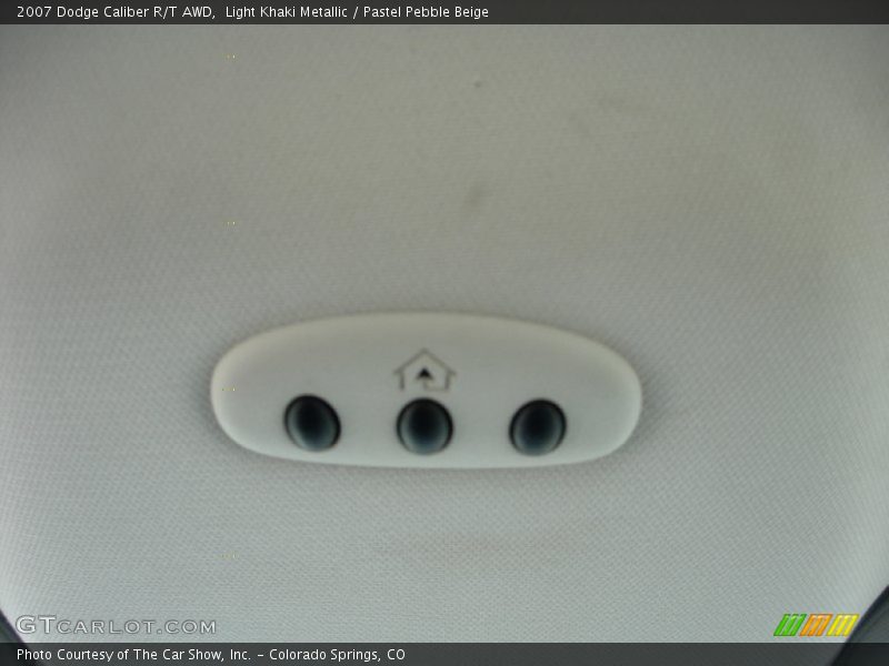 Light Khaki Metallic / Pastel Pebble Beige 2007 Dodge Caliber R/T AWD