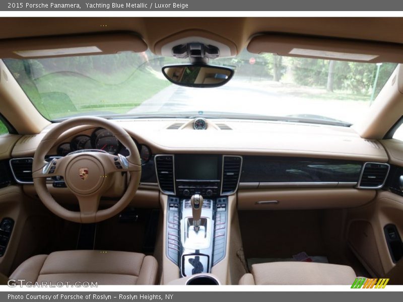Yachting Blue Metallic / Luxor Beige 2015 Porsche Panamera