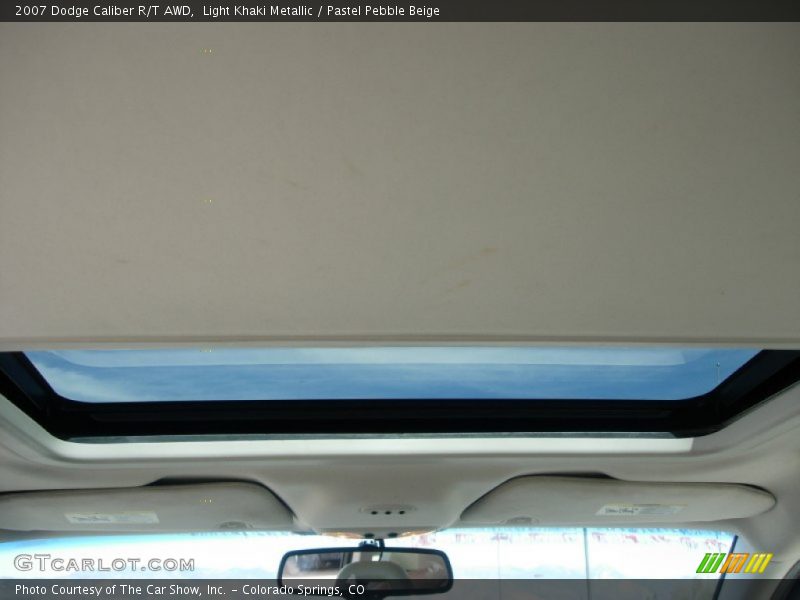 Light Khaki Metallic / Pastel Pebble Beige 2007 Dodge Caliber R/T AWD