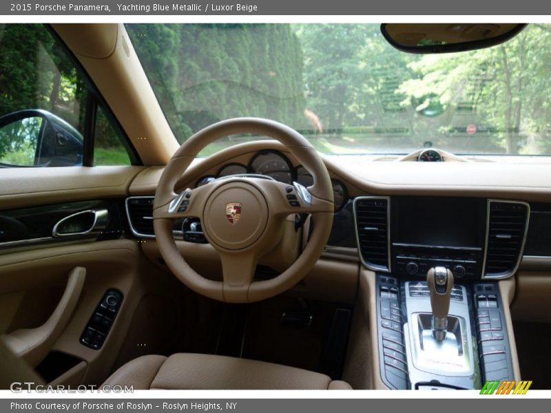 Yachting Blue Metallic / Luxor Beige 2015 Porsche Panamera