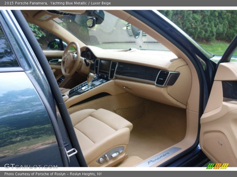 Yachting Blue Metallic / Luxor Beige 2015 Porsche Panamera