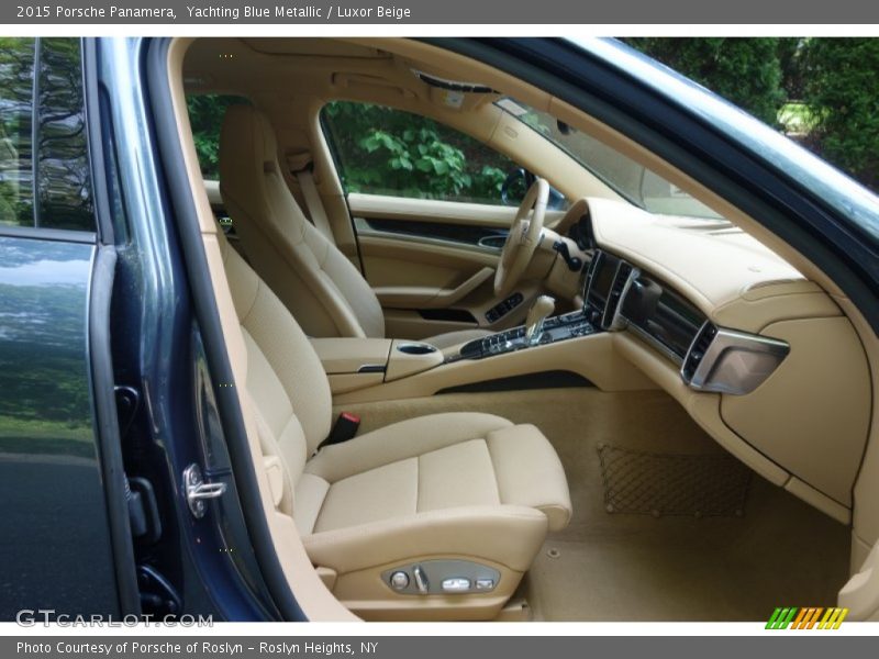 Yachting Blue Metallic / Luxor Beige 2015 Porsche Panamera