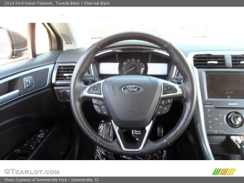 Tuxedo Black / Charcoal Black 2014 Ford Fusion Titanium
