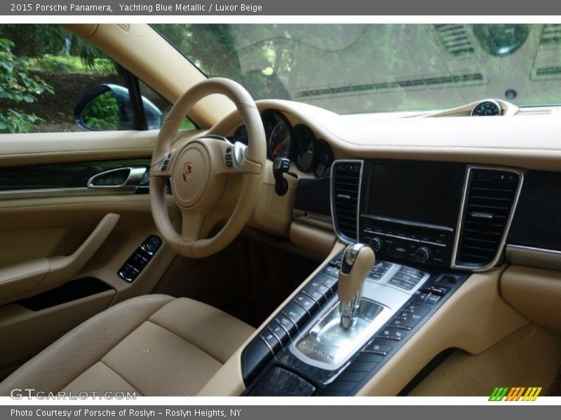 Yachting Blue Metallic / Luxor Beige 2015 Porsche Panamera