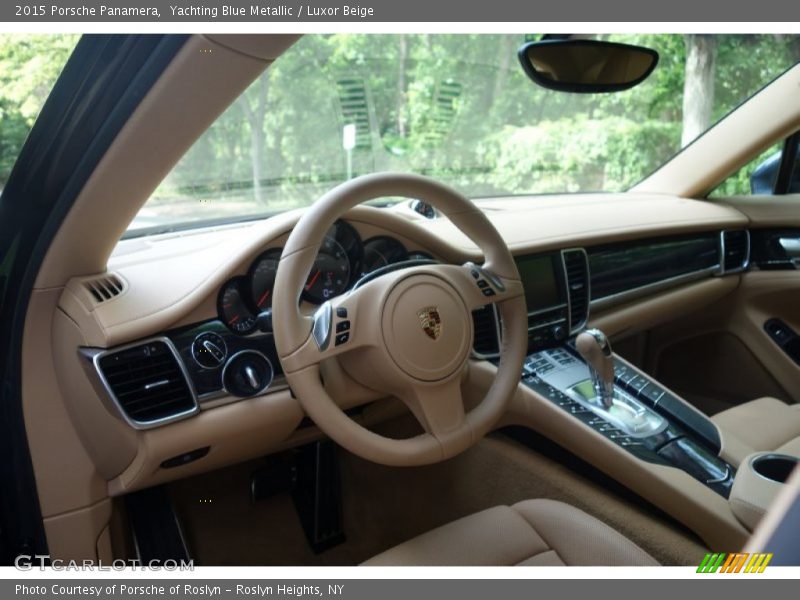 Yachting Blue Metallic / Luxor Beige 2015 Porsche Panamera