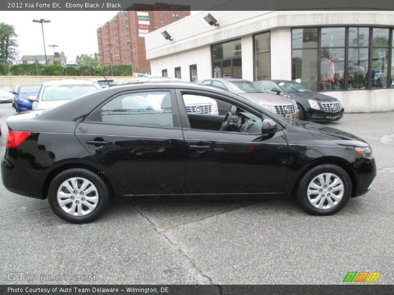 Ebony Black / Black 2012 Kia Forte EX