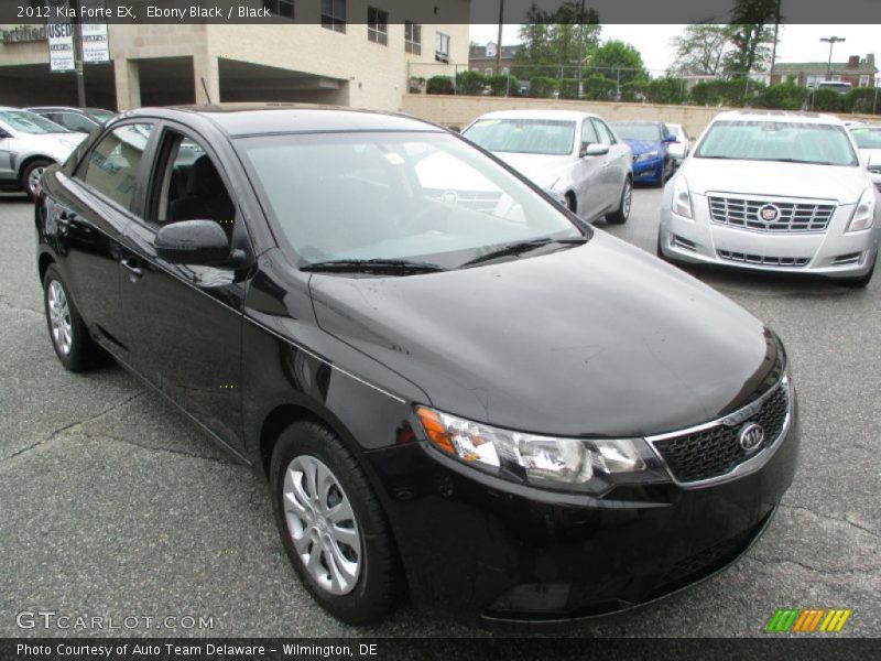 Ebony Black / Black 2012 Kia Forte EX