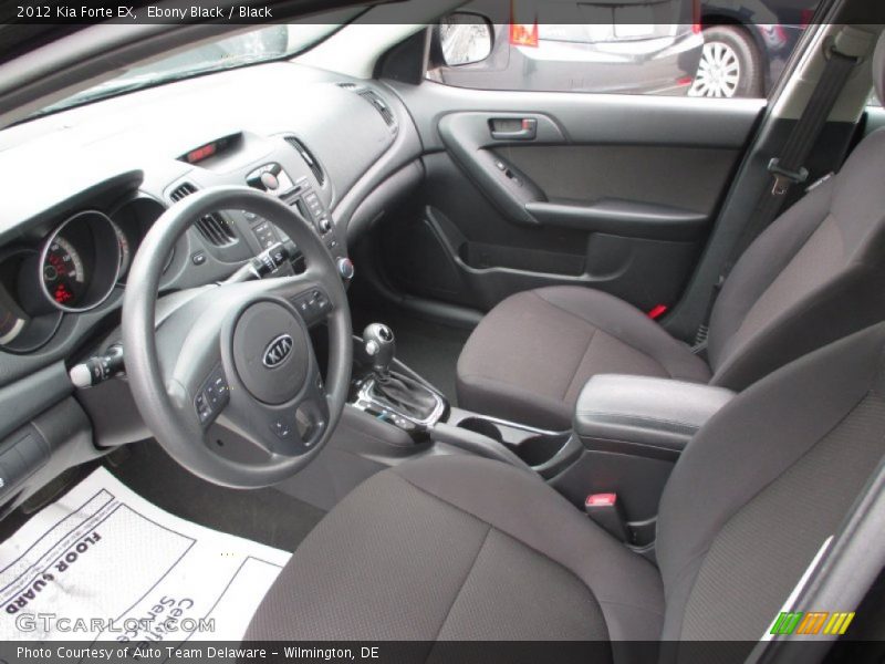 Ebony Black / Black 2012 Kia Forte EX