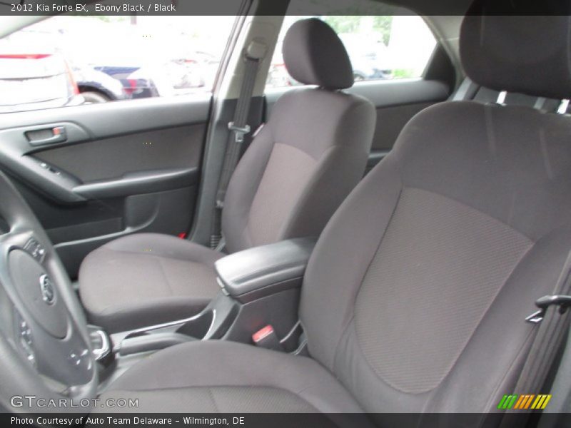 Ebony Black / Black 2012 Kia Forte EX