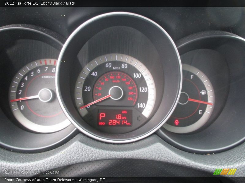 Ebony Black / Black 2012 Kia Forte EX
