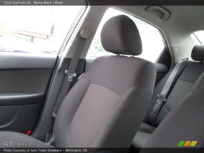Ebony Black / Black 2012 Kia Forte EX