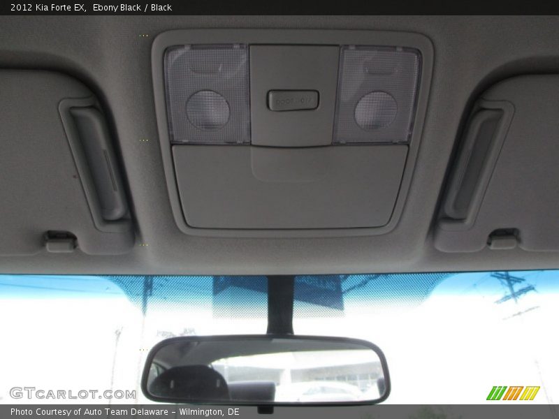 Ebony Black / Black 2012 Kia Forte EX