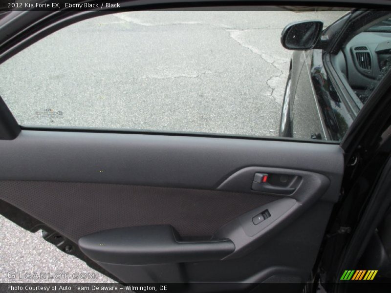 Ebony Black / Black 2012 Kia Forte EX