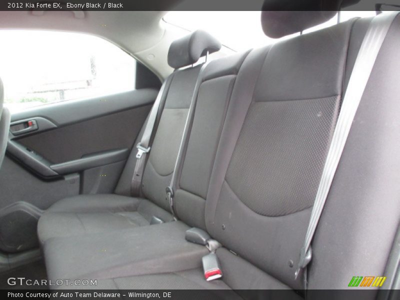 Ebony Black / Black 2012 Kia Forte EX