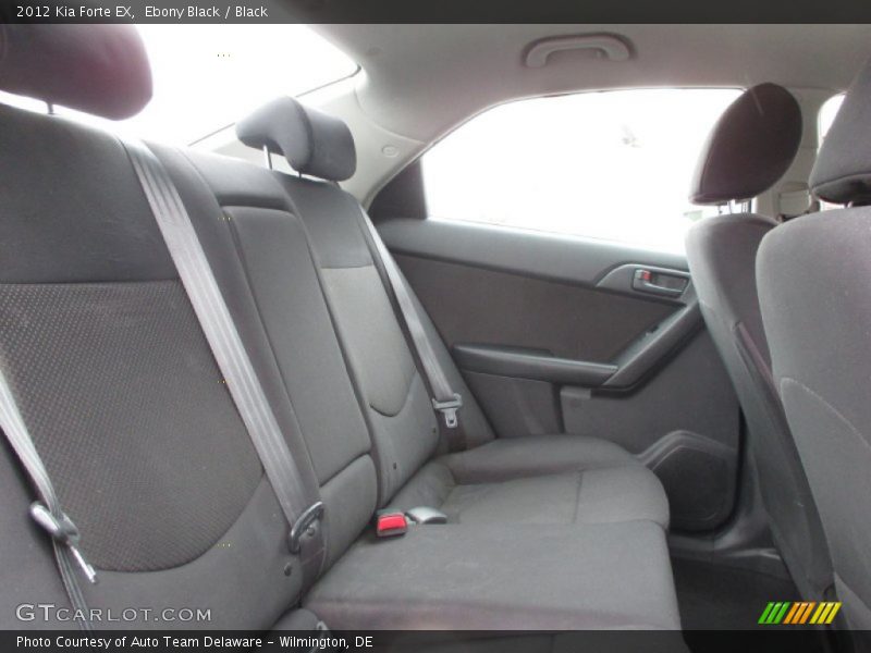 Ebony Black / Black 2012 Kia Forte EX