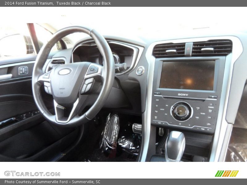 Tuxedo Black / Charcoal Black 2014 Ford Fusion Titanium